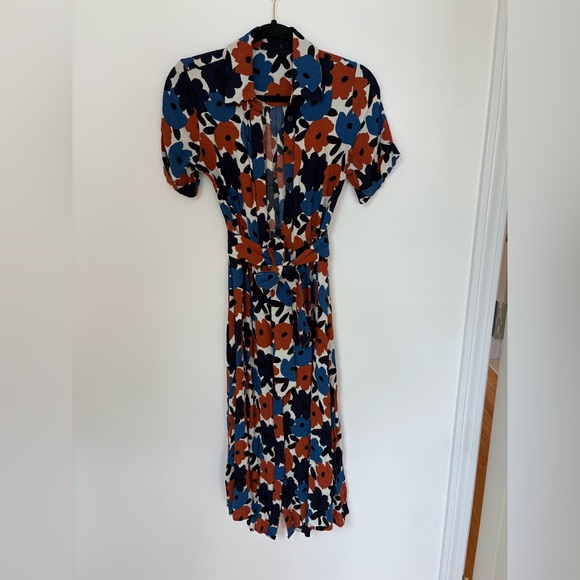 Monoprix Floral Print Midi Dress - Picture 1 of 3